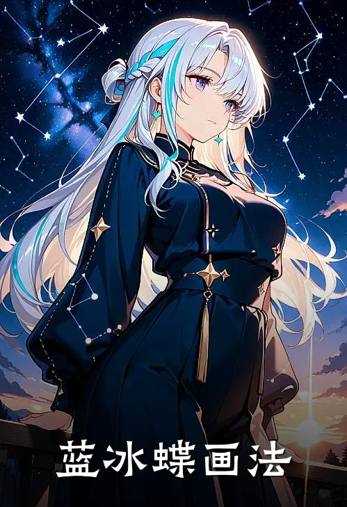 蓝冰蝶画法